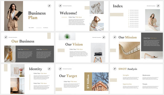 Gold PowerPoint Presentation Template