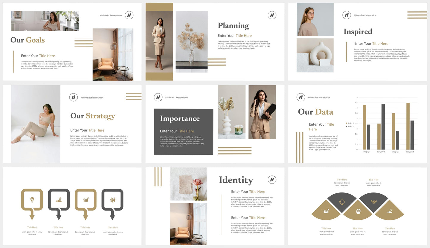 Gold PowerPoint Presentation Template