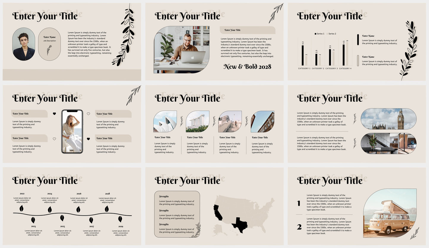 Beige PowerPoint Presentation Template