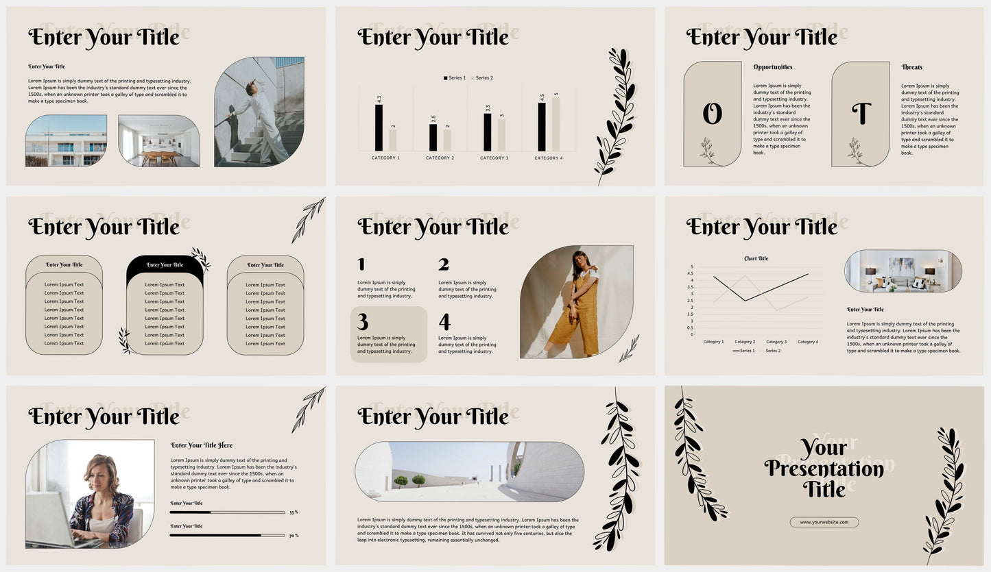 Beige PowerPoint Presentation Template