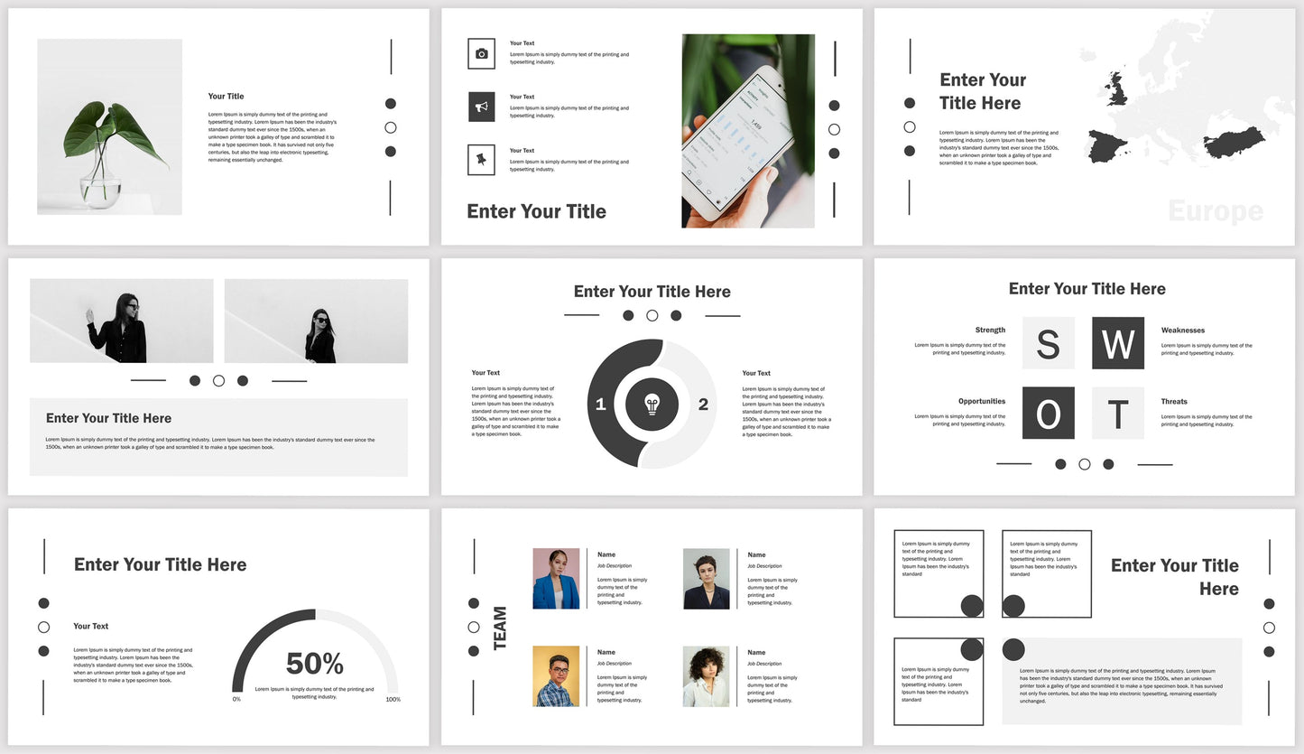 Magazine Style PowerPoint Presentation Template