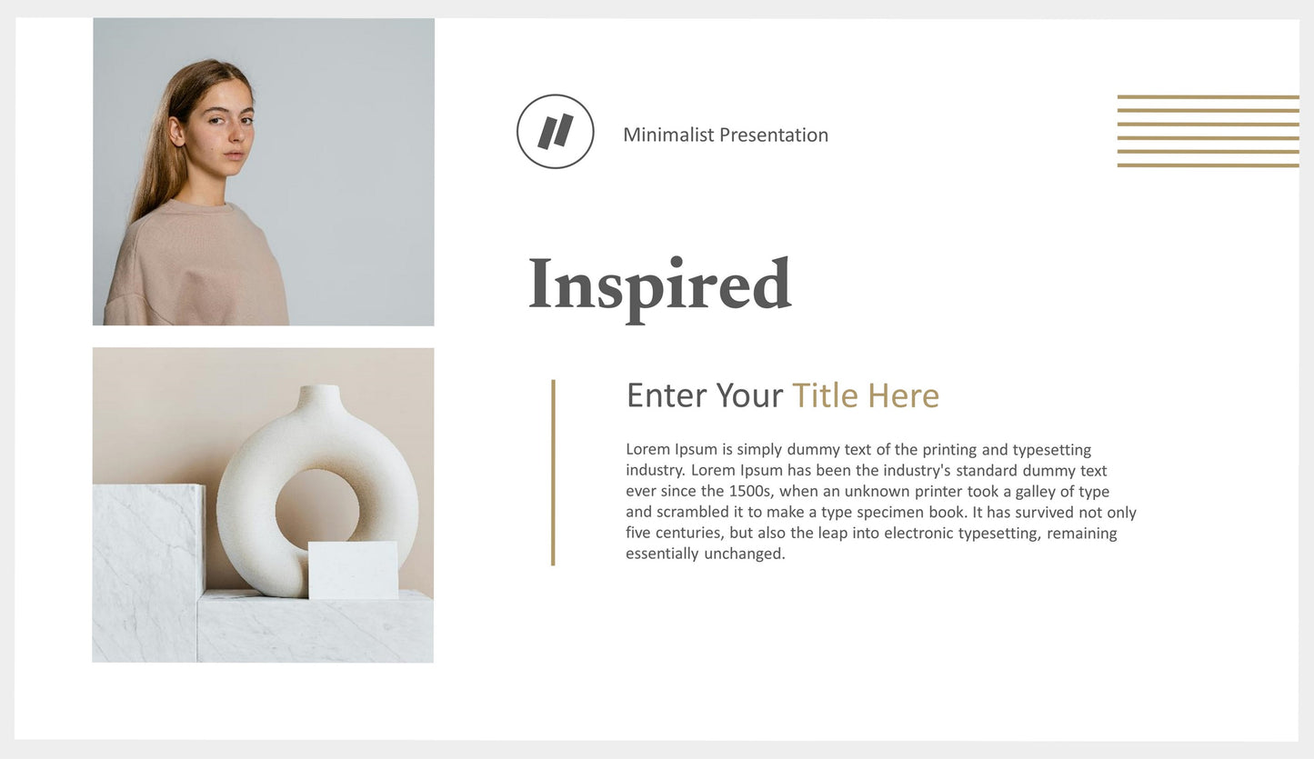 Gold PowerPoint Presentation Template