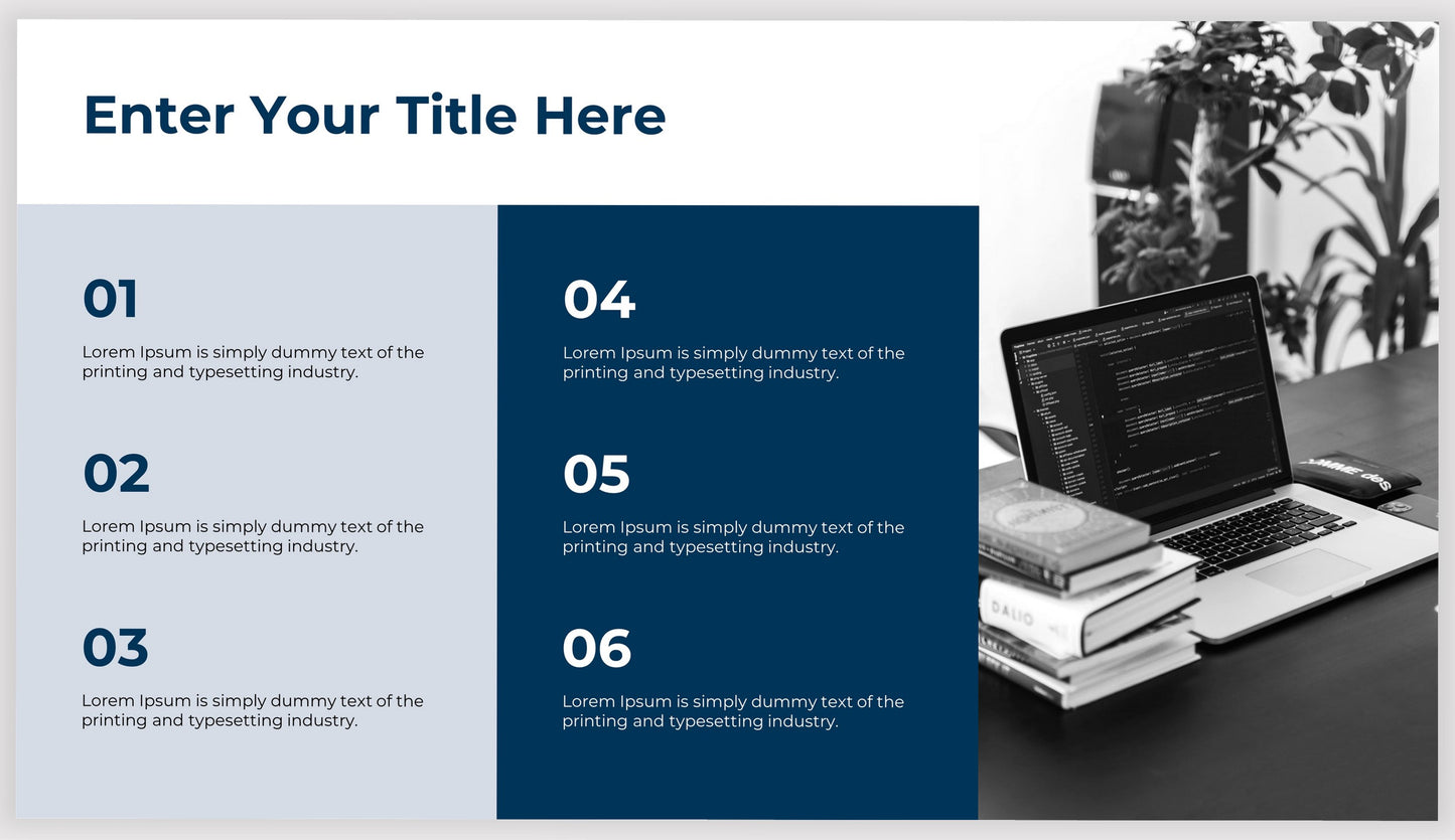 Blue Powerpoint Presentation Template Navy Dark Blue