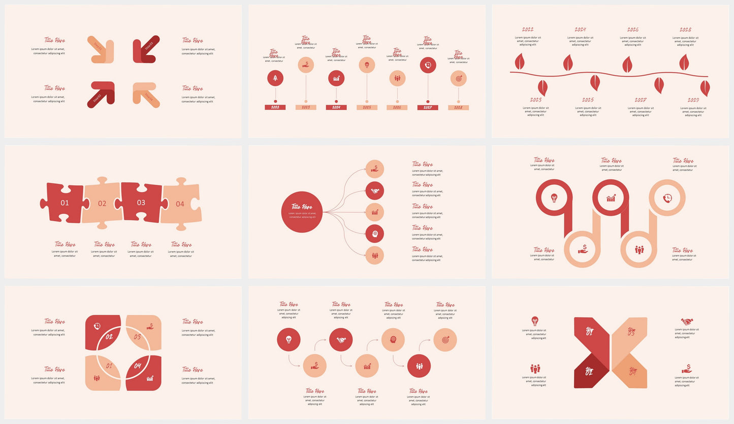 Red and Beige PowerPoint Presentation Template