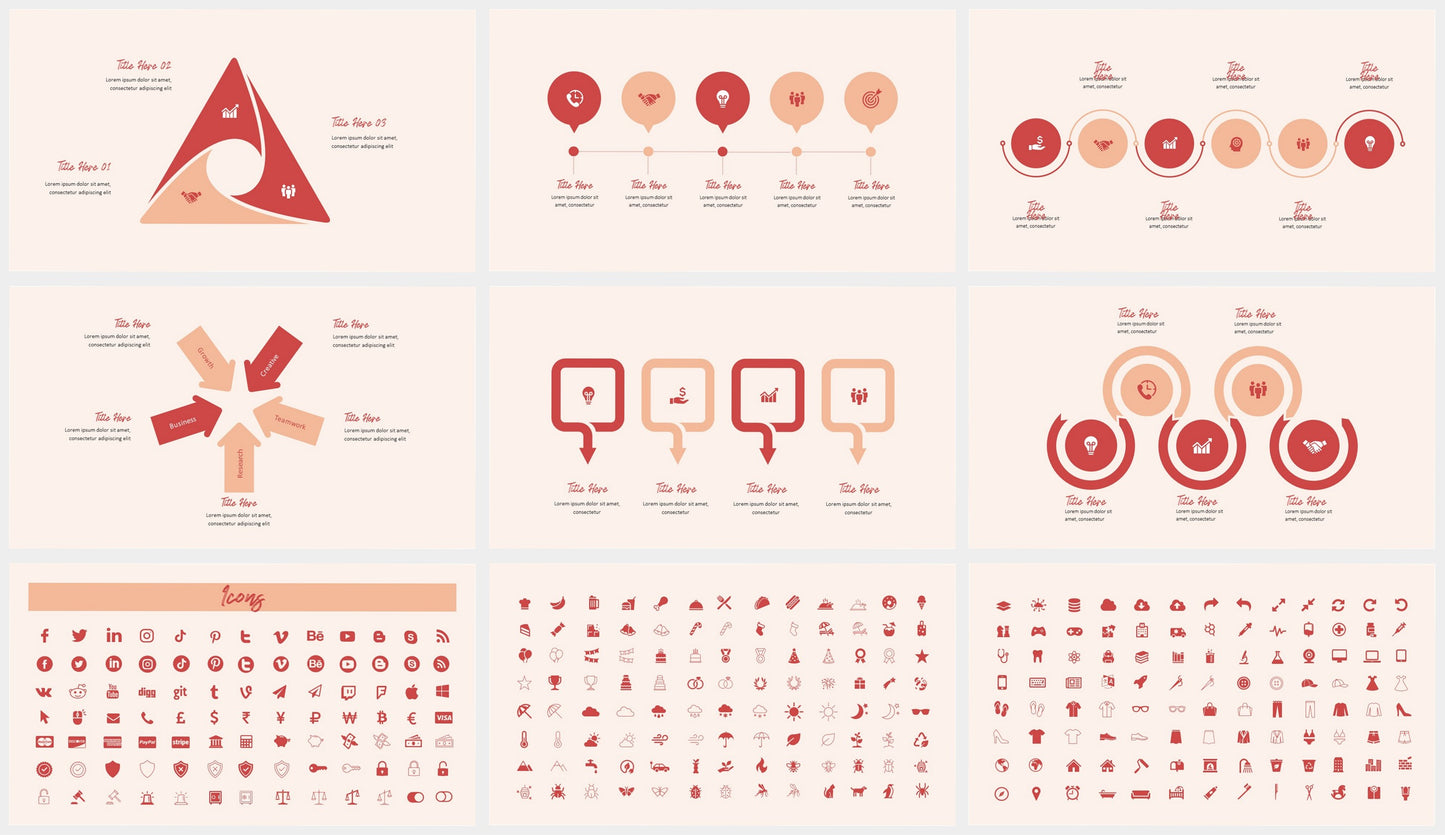 Red and Beige PowerPoint Presentation Template