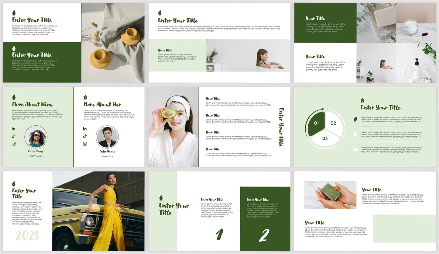 Green PowerPoint Presentation Template