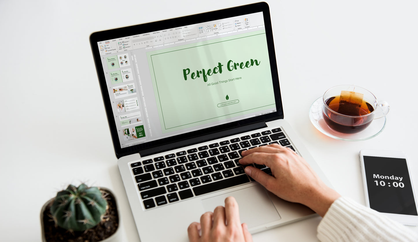 Green PowerPoint Presentation Template